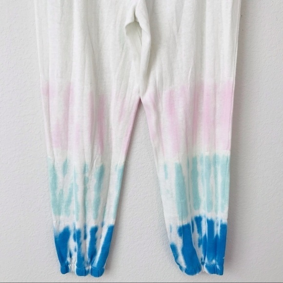 New! Splendid High Waist Boho Hippie Tie Dye Knit Sweatpants Joggers - Picture 7 of 11